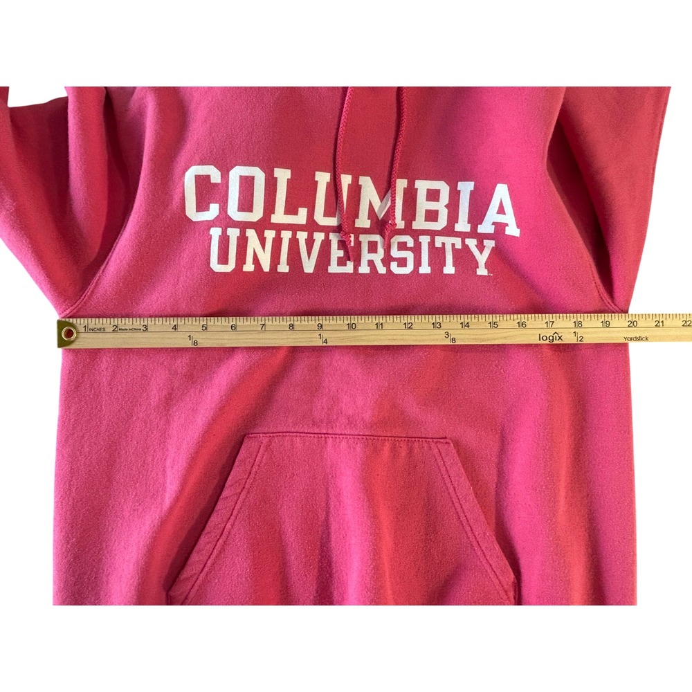 Champion Columbia University Hoodie‎ Pink Teachers College TC Graphic Sweatshirt - Picture 5 of 13